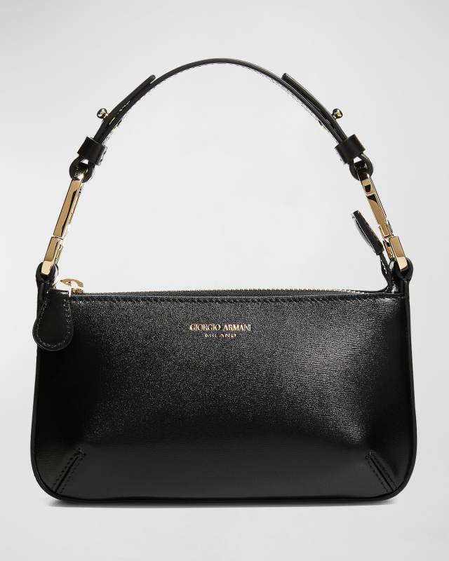 Mini Leather Zip Shoulder Bag